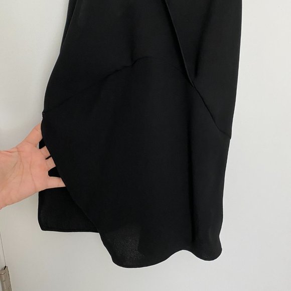 Zara Woman black A-symmetrical top - Picture 5 of 5